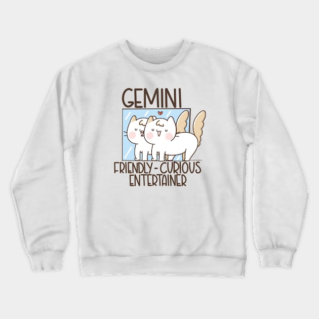 Gemini Crewneck Sweatshirt by Sugar Bubbles 